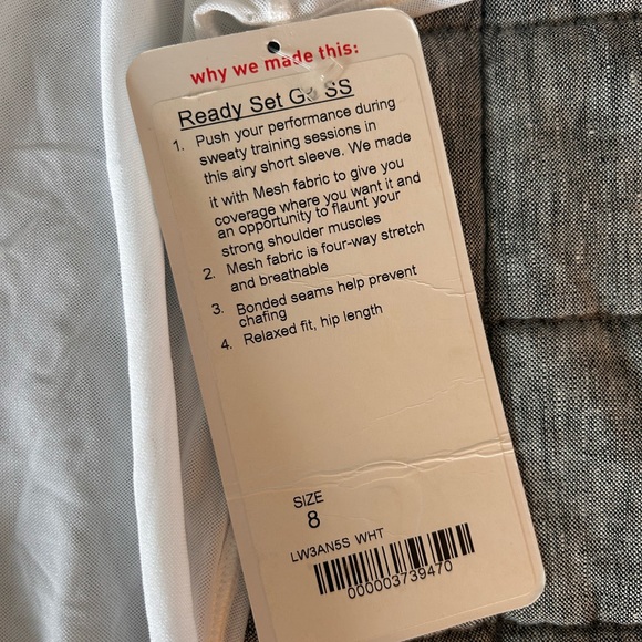 Lululemon Ready Set Go short Sleeve top - Picture 3 of 3